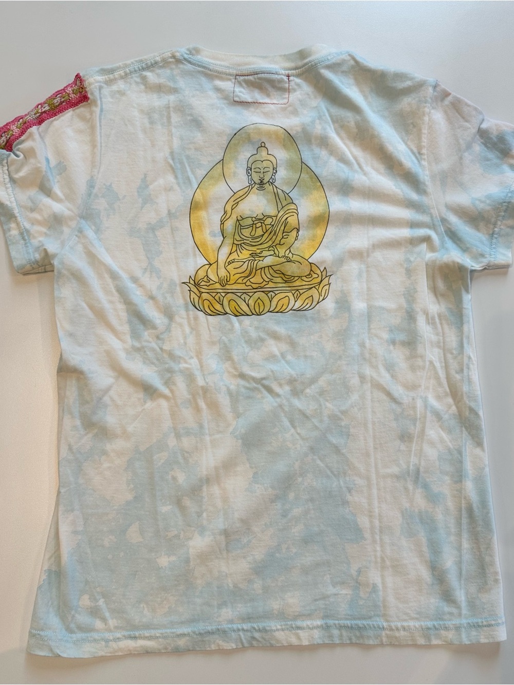 Gypsy 05 by AE Tie Dye Buddha Embroidered Tee M